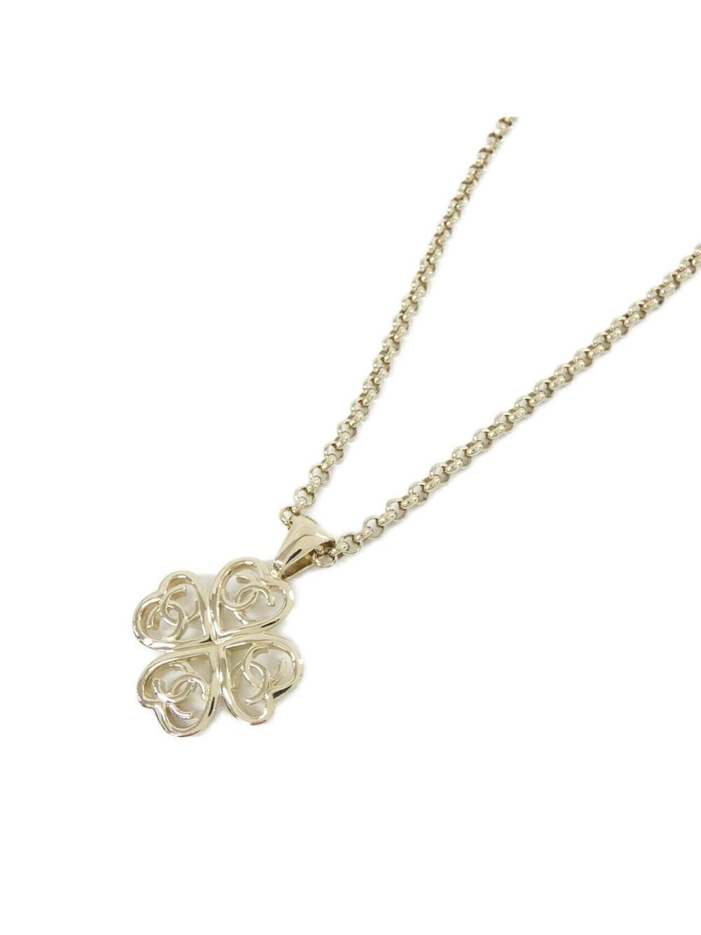 Chanel Pendant Necklace Gold #276235C13B